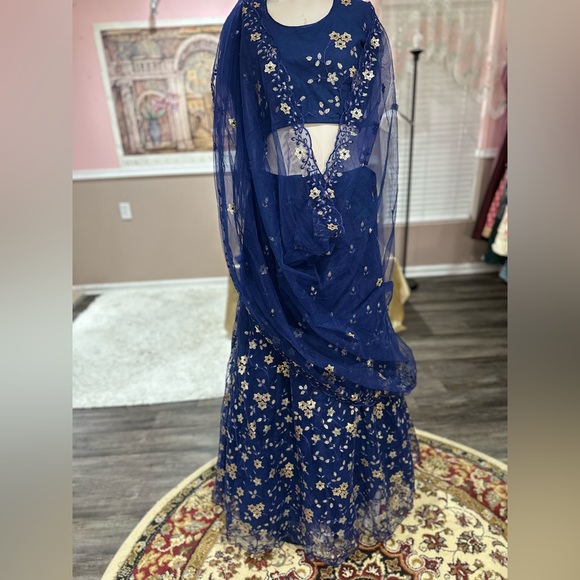 Net Lehnga - Picture 3 of 3
